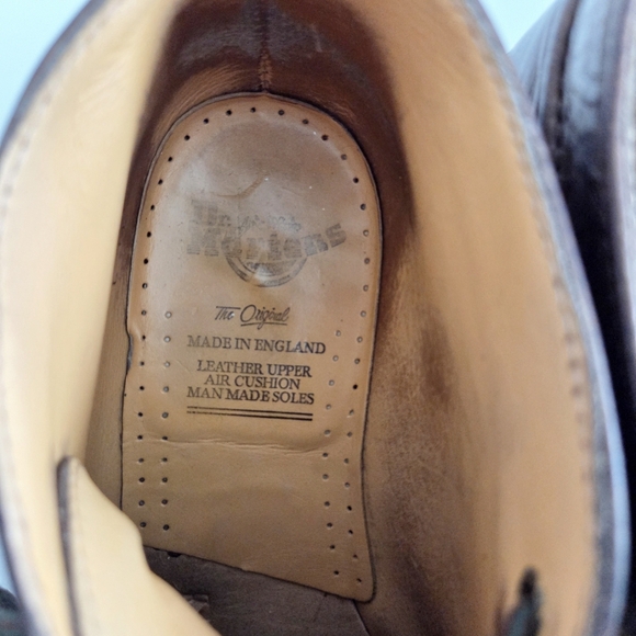 Dr Martens Vintage Lace-Up Brown Leather Shoes, Lug Sole UK 4, US Womens 6-6.5 - Picture 9 of 16